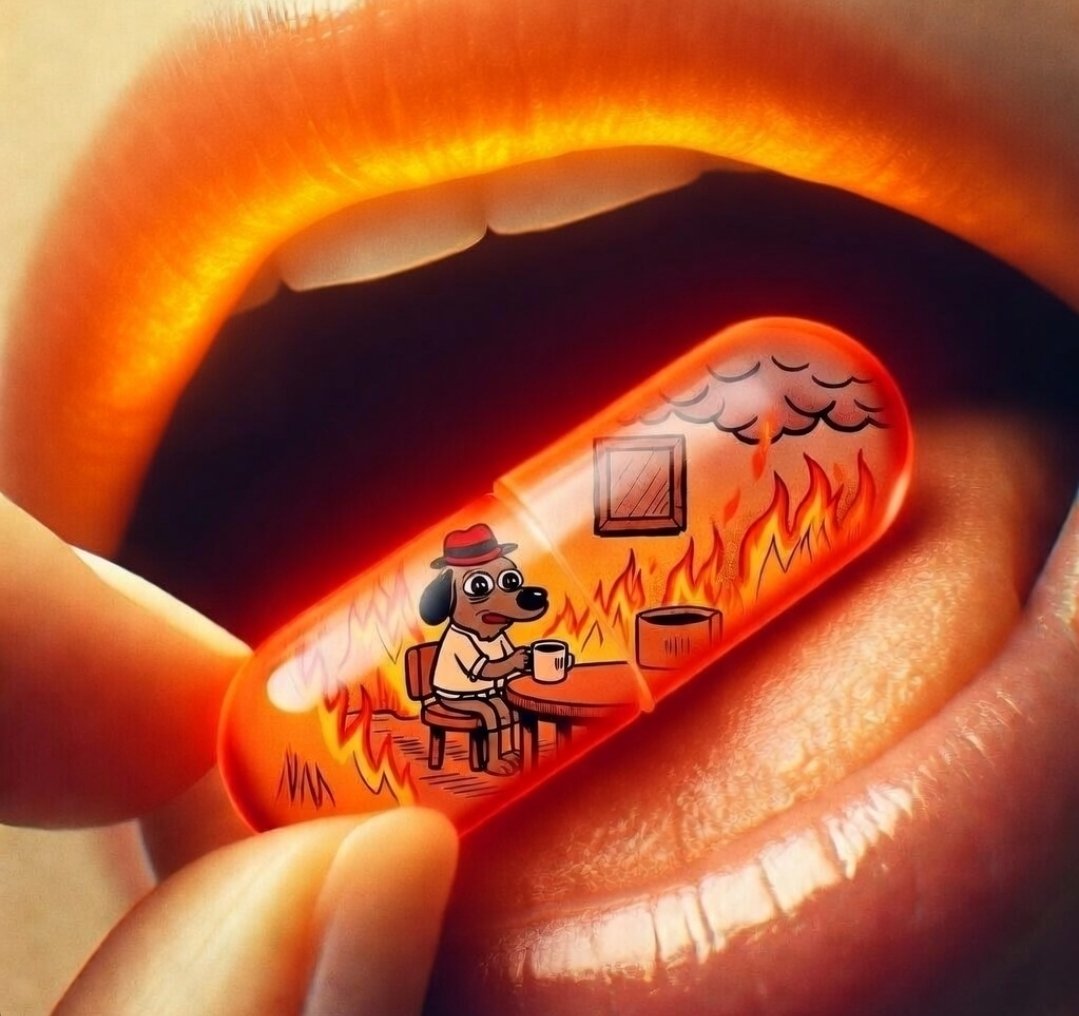 Everything is $FINE in the blockchain Matrix.

Morpheus offers 

Blue pill = fiat slavery. 

Orange pill = $FINE'ANCIAL FREEDOM!

You take the orange pill, and I show you how deep the crypto rabbit hole goes.

Neo swallows $FINE. 

Reality glitches. DeFi awakens, whales whisper,