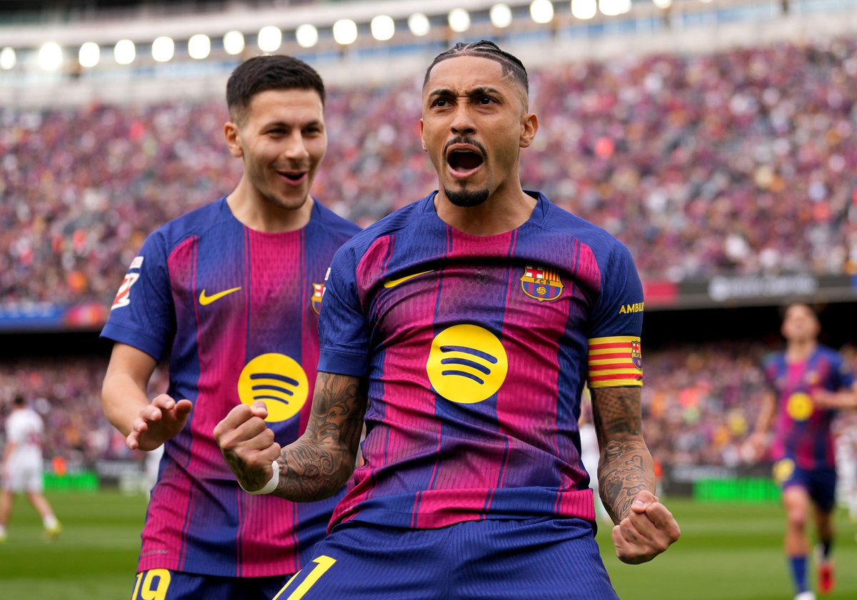 4KMHQ's tweet image. Raphinha #BarçaSevilla