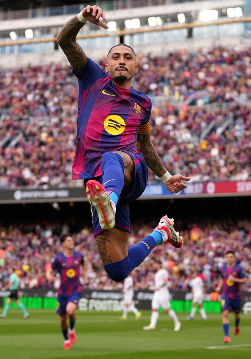 4KMHQ's tweet image. Raphinha #BarçaSevilla