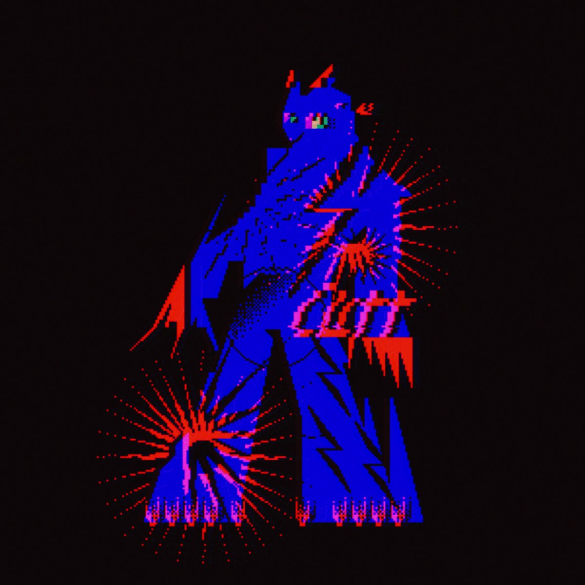1stアルバムのジャケットを描いたCattが活動休止
ラストライブを下北沢retronymで見てきた
光の粒がパチパチと弾けるような轟音だった

という絵をライブ聴きながら描いた