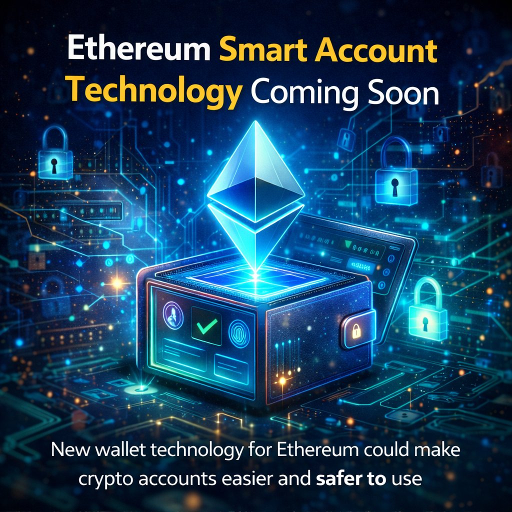 OmeyLad23's tweet photo. Ethereum’s upcoming smart account technology aims to make crypto wallets easier to use, more secure, and more flexible for everyday blockchain users.
#ethereum #eth #crypto #cryptonews #blockchain #web3 #ethereumwallet #defi #cryptotechnology #web3innovation https://t.co/keHJNsLph9