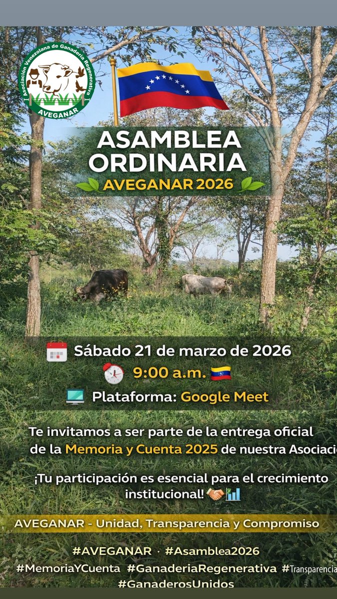 Asociacion Venezolana de Ganaderia Regenerativa tweet media