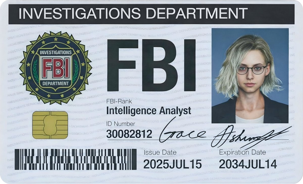 Grace Ashcroft FBI identification card #ResidentEvilRequiem # ...