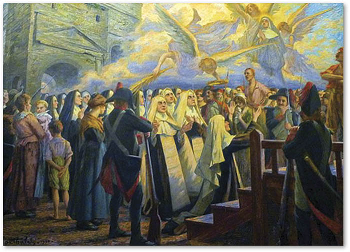 Catholic_bro's tweet image. “We are living in evil times here.
The Church of God is vilified,
oppressed and persecuted,
while we look on,
helpless to defend or rescue,
the Bride of Christ
from the hatred of her foes.”
St. Clement Mary Hofbauer