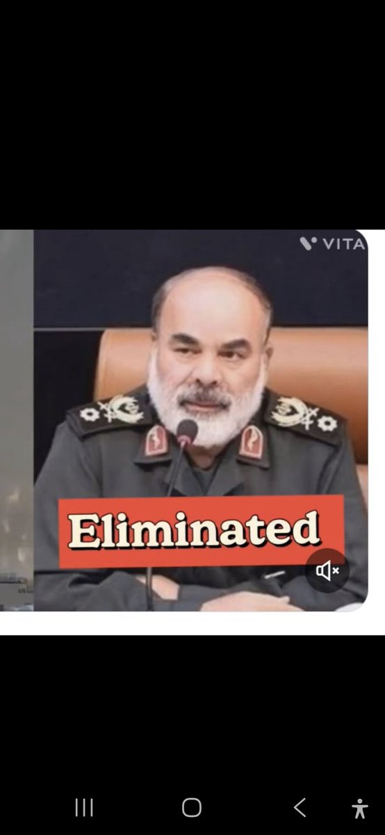 Urielbertolami's tweet photo. Mohamed #Karami, la bestia che comandava le #GuardieRivoluzionarie in #Iran e che, solo stamani tremante dal suo bunker, prometteva che avrebbero dato la caccia a #Netanyahu, ha raggiunto le Vergini.
A pezzi..! https://t.co/KLhnzAmwAn
