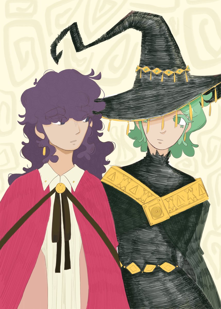 im a bit late but i had to doodle them at least  #Δ帽子 #arkco