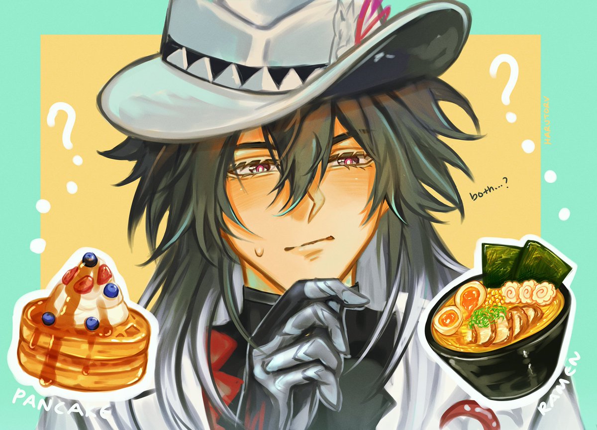 haruutorv's tweet photo. tough choice 
#Ashveil #HonkaiStarRail  #hsr https://t.co/sPD8LGzZIA