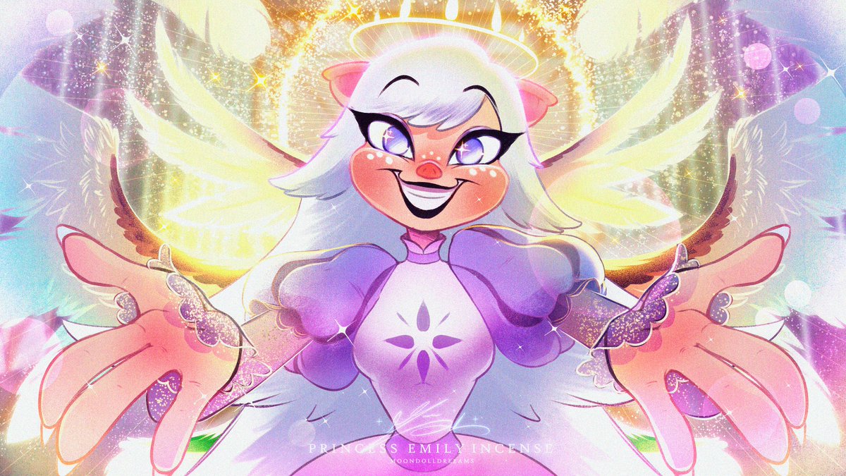 Moondolldreeams's tweet image. ✨☁️Looney hotel☁️✨
𝘗𝘳𝘦𝘴𝘦𝘯𝘵𝘴 𝘊𝘢𝘴𝘵 𝘈𝘤𝘵𝘰𝘳𝘴 P4 
- Queen Sera Tyr´hanne
- Princess Emily Incense
- Yosemite Adam
- Elmer Lute 
#HazbinHotel #looneytunes #sera #emily #adam #Lute #hazbinhotels2