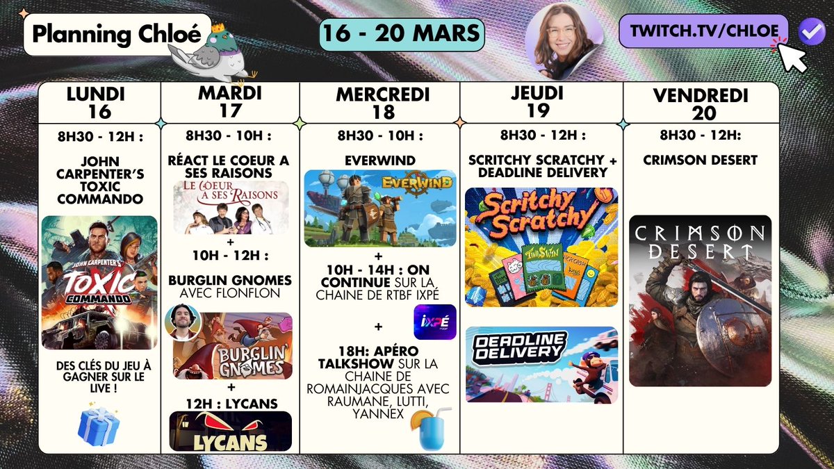 CHLOÉ🎮 Reine des pigeons 🐦 tweet media