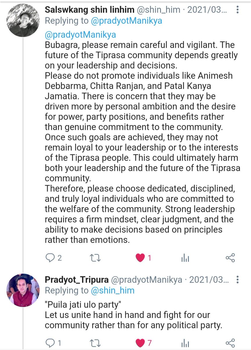 shin_him's tweet photo. @PradyotManikya Bubagra, I told you 5 years ago — you cannot change a person’s character, ego, or mindset. Those who betrayed Tiprasa once will betray again. Today it is happening again. Learn from the past and protect the future of Tiprasa. https://t.co/c6XTYRMEIi