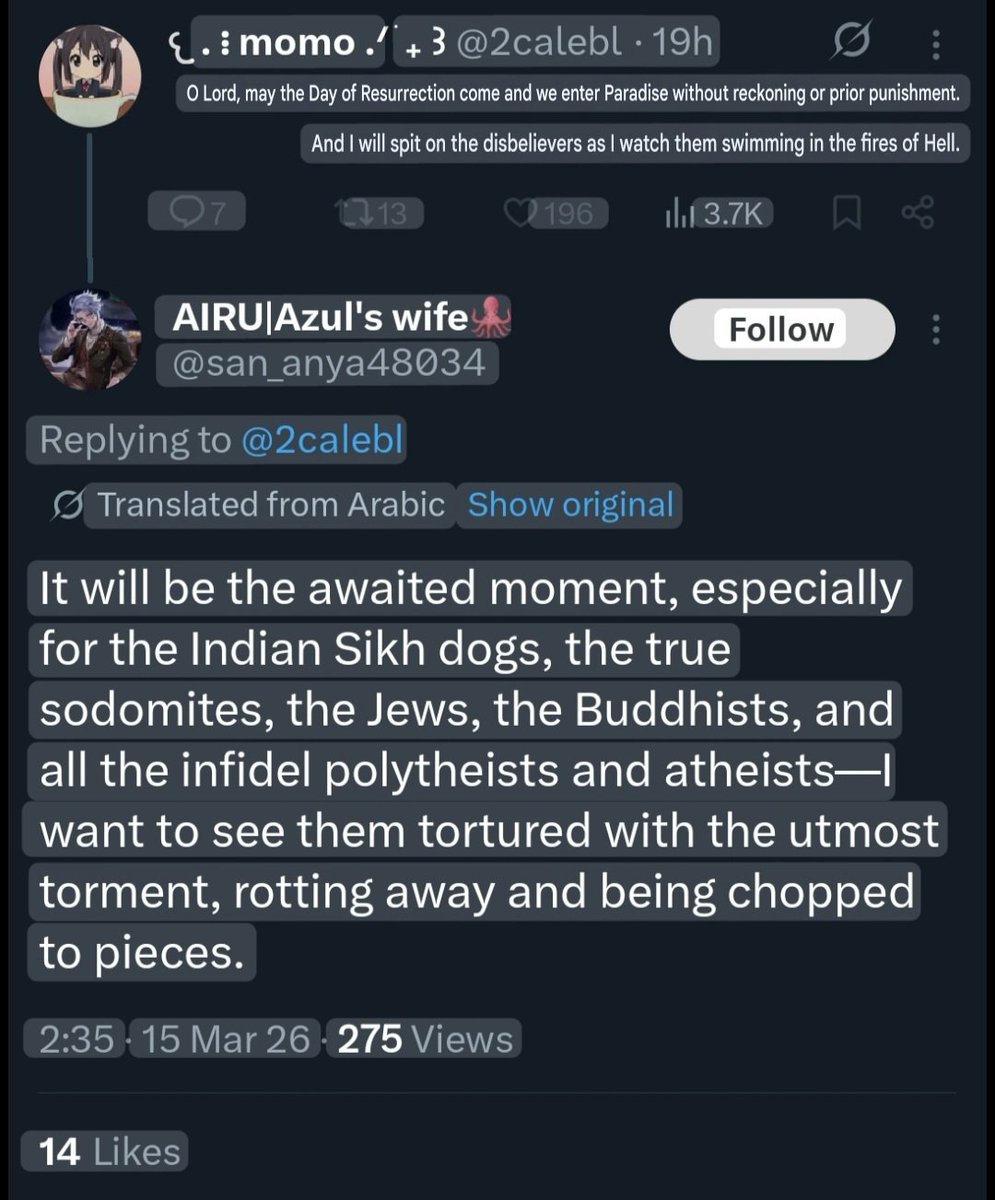 very interesting... but we're called "islamophobes" for not liking this religion or their people? very kind representation of your community!