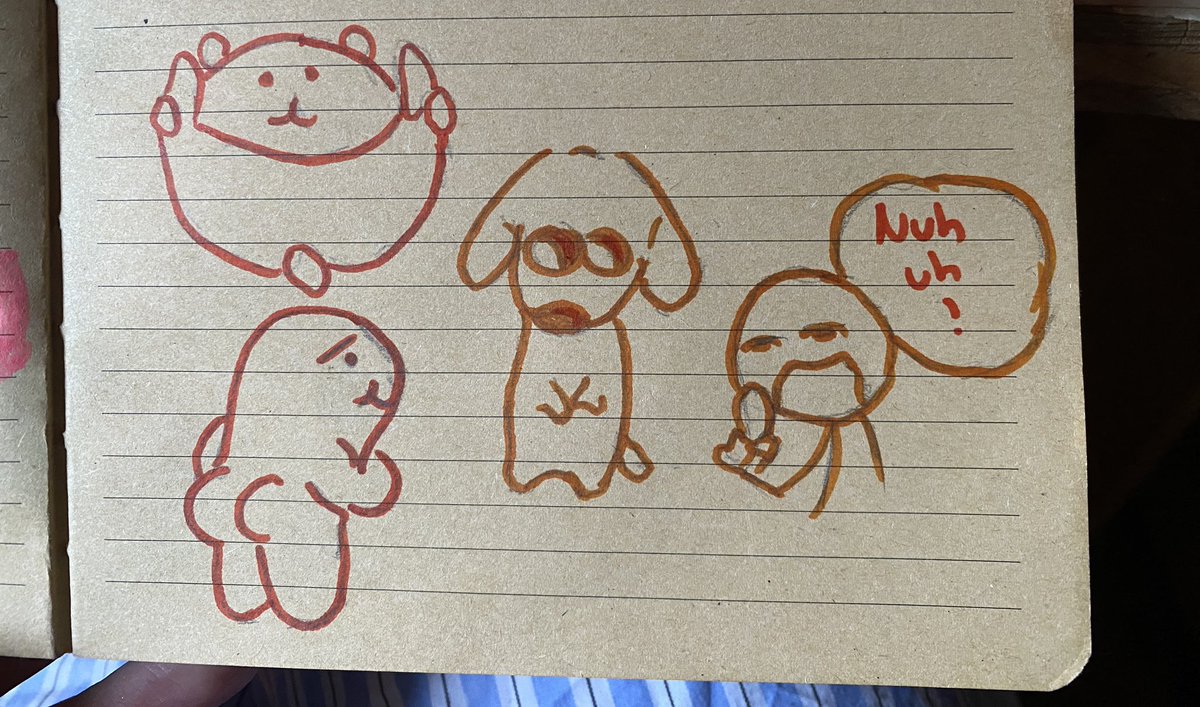 Do y’all like the doodles that I draw in my journal ☹️