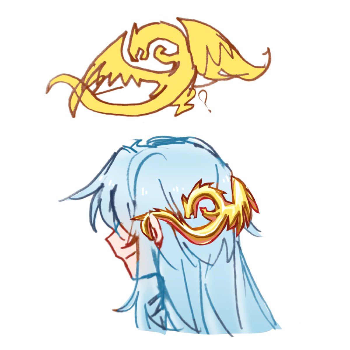 shiro_norako's tweet photo. I've been playing around trying to make like a post-post-(very post) canon fit for him
There Absolutely needs to be something fluffy in it☝️,, but I keep coming back to this dragon headpiece thing and now it's all I can think of... https://t.co/gXHHg9PWZ6