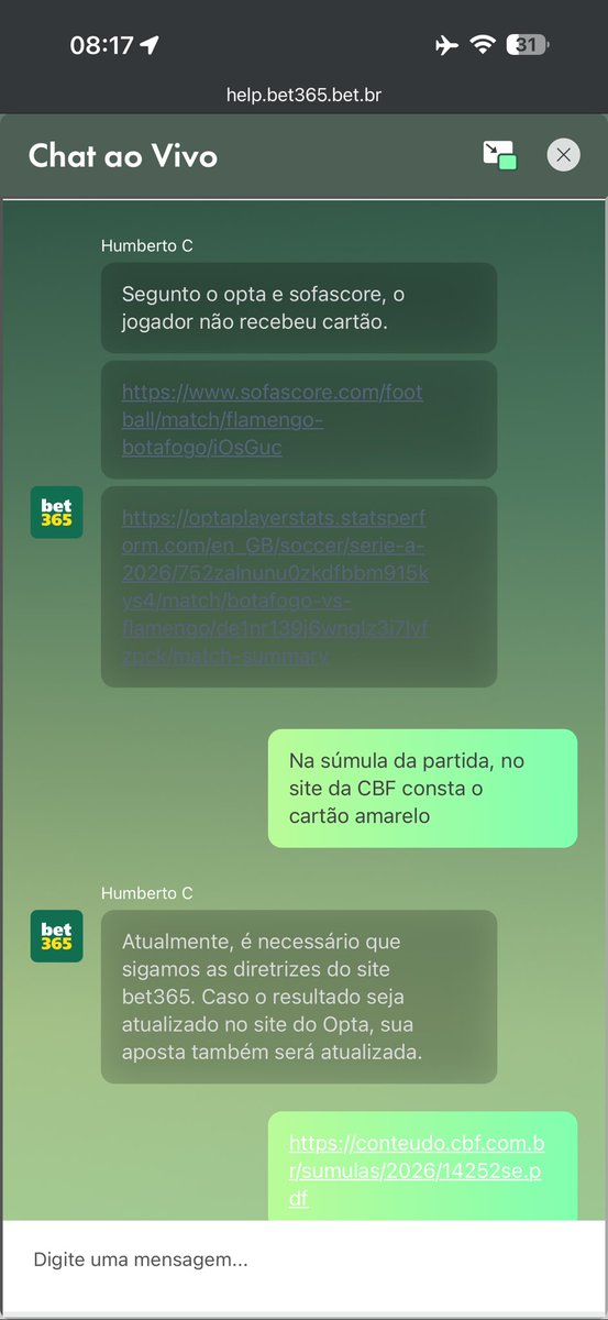 danielltips's tweet photo. No seu tempo @bet365 
@AdvogaBet  pode isso? https://t.co/Nlnzd6OLdh