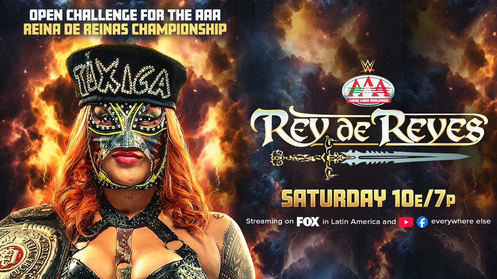 Ryder282009's tweet image. Lady Flammer (c) vs Bayley — AAA Reina De Reinas Championship — AAA: Rey De Reyes (3/14/2026) 

Match Rating: ⭐️⭐️⭐️.25