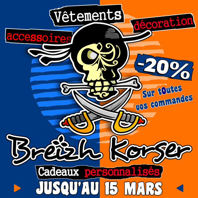 GiachelloB's tweet photo. Dernières heures pour profiter de -20 % sur toutes vos commandes Breizh Korser chez Spreadshirt
▶️https://t.co/vvwLrAsrhB

#tshirts #sweatshirts #doudoune #polaire #polo #jogging #accessoires #decoration #vetements #ideescadeaux #cadeauxpersonnalises #soldes #BonPlan #promotions https://t.co/1gE1BQo7Ch