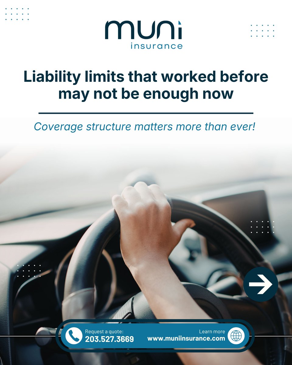 Muniinsurance's tweet image. Adding a teen driver to your policy changes the risk overnight.Inexperience means slower reactions and higher accident rates,and the liability limits that worked before may not be enough now. Visit muniinsurance.com to review your policy. #muniinsurance #teendrivers