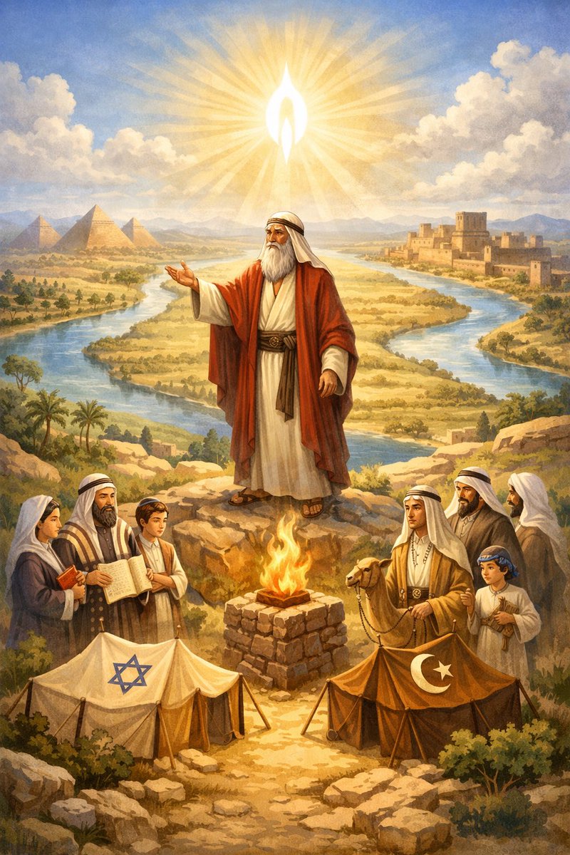 Tanrı’nın Eski Ahit’te İbrahim’e söylediği söz açıktır: “Mısır Irmağı’ndan büyük Fırat Irmağı’na kadar olan bu toprakları senin soyuna verdim.” (Yaratılış Kitabı 15:18). Bu ifade çoğu zaman yalnızca Yahudilere atfedilerek okunur; oysa metin “İbrahim’in zürriyeti”nden söz eder.