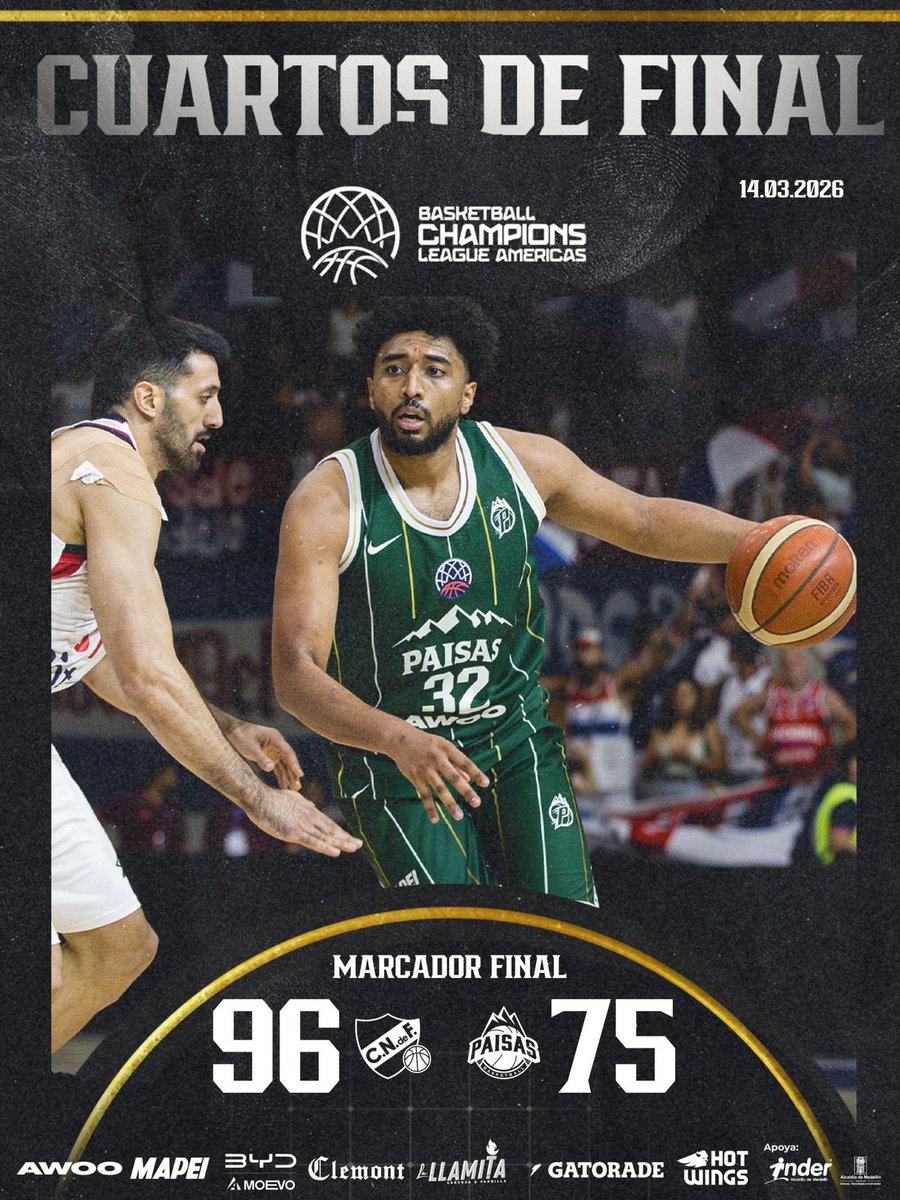 Finaliza el partido en Uruguay: ¡Lo dejamos todo en la cancha! 💚

VOLVEREMOS PARA HACER HISTORIA JUNTOS 💚🏀