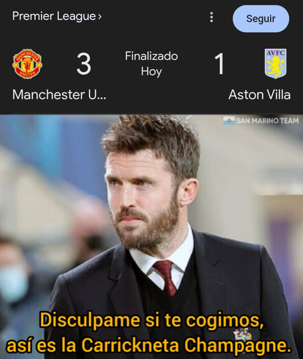 Ganó el glorioso Manchester United de la mano de Michael Carrick.

Nunca duden del equipo más grande de Inglaterra. 🏴󠁧󠁢󠁥󠁮󠁧󠁿
