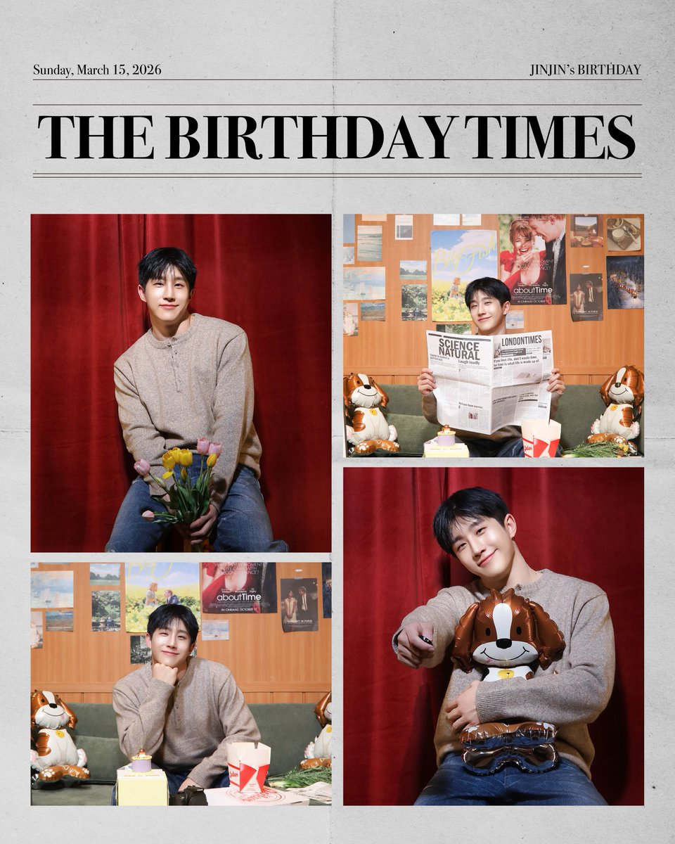 Happy Birthdayyy to our leadernim <a href="/JINJIN_offcl/">JINJIN OFFICIAL</a>!🥳