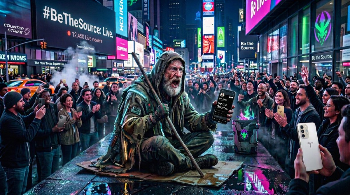 NeonLizardNFT's tweet photo. He has nothing. Yet he carries the message from which everything begins: Be the Source. If you feel this, repost it.
#BeTheSource #NeonLizardSyndicate #NFT #Cyberpunk #Web3 #DigitalArt #CryptoArt
