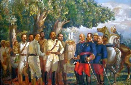 La histórica Protesta de Baraguá, simboliza la dignidad  y el patriotismo de los cubanos que juraron jamás ponerse de rodillas.
#CubaEstáFirme 
#ArtemisaJuntosSomosMás 
<a href="/DiazCanelB/">Miguel Díaz-Canel Bermúdez</a> 
<a href="/PartidoPCC/">Partido Comunista de Cuba</a> 
<a href="/DrRobertoMOjeda/">Dr. Roberto Morales Ojeda</a> 
<a href="/PresidenciaCuba/">Presidencia Cuba 🇨🇺</a>