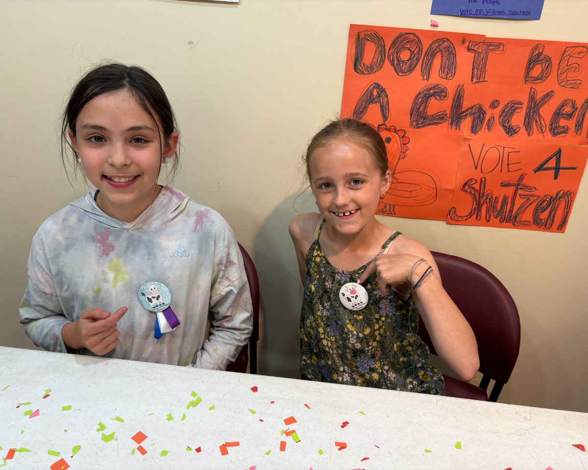 LHFarms's tweet photo. We'll close #CivicLearningWeek with snapshots of our Movers and Shakers day camp, where fifth- and sixth-graders explore the history of our democracy and re-create a court case and an election for their families. We have a few spots left for this summer, June 22–26. https://t.co/fqS96kT6mr