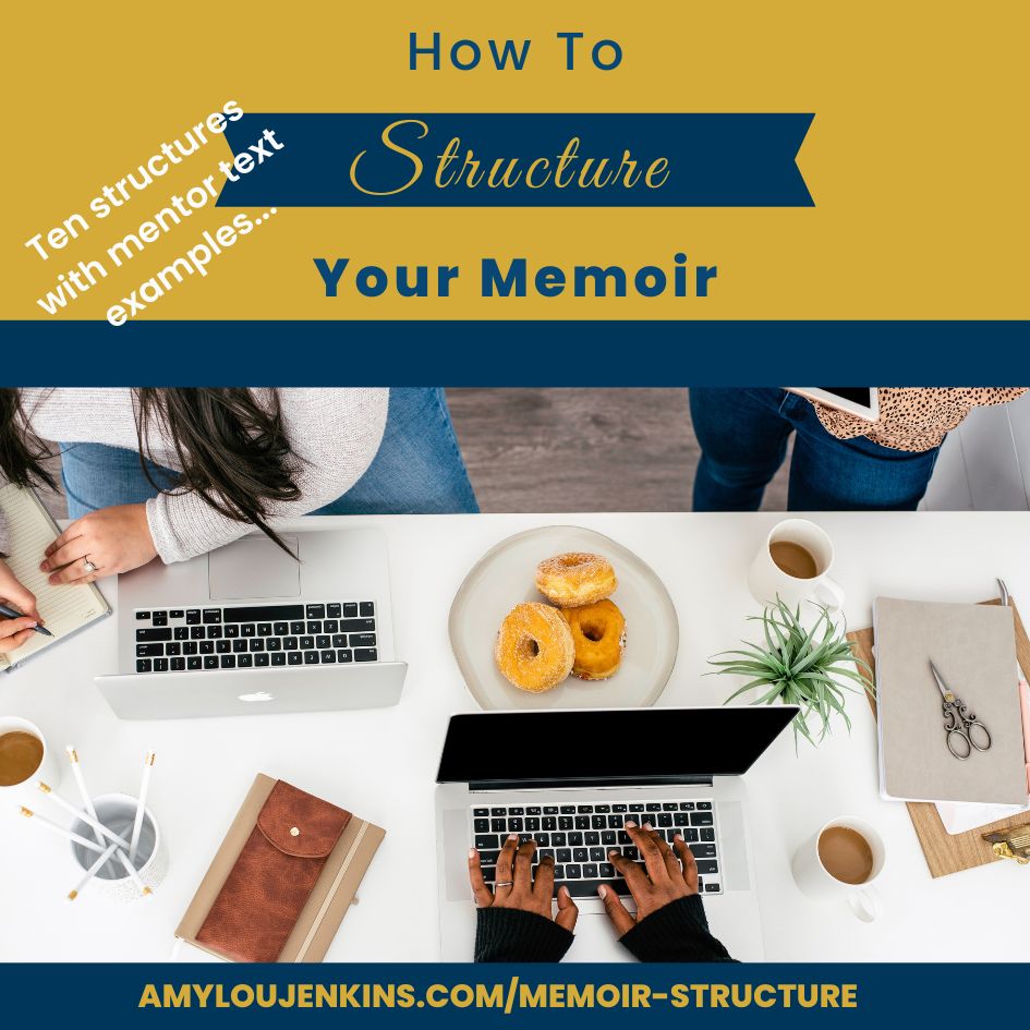 When you find the structure of your memoir, the momentum accelerates.           #MemoirMentorTexts #MentorTexts #Memoir #AuthorPlan #FirstPersonWriting.com #writingproductivity #FindYourStory       amyloujenkins.com/memoir-structu…