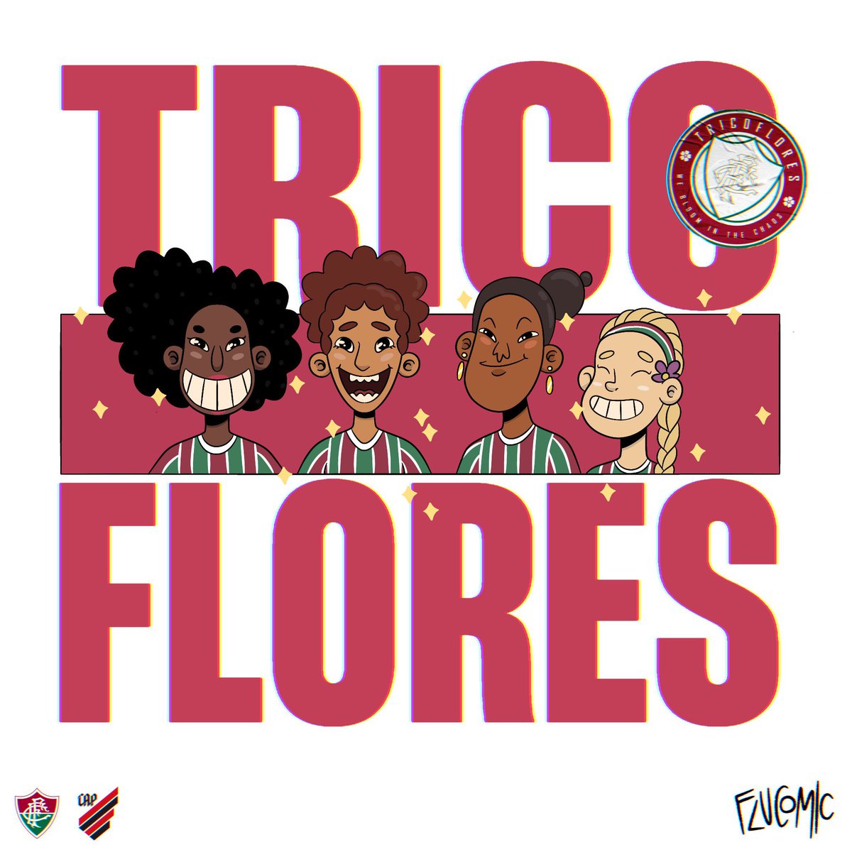 Dia de Fluminense! 🇭🇺 

Hoje 15 de Mar, antes do jogo, será realizada a caminhada feminina contra o feminicídio! A concentração será as 13:30 na rampa do metrô do Maracanã! 

Então eu não podia deixar de homenagear o maior movimento feminino pupolar do Brasil, <a href="/tricofloresffc/">Tricoflores</a> !🌺