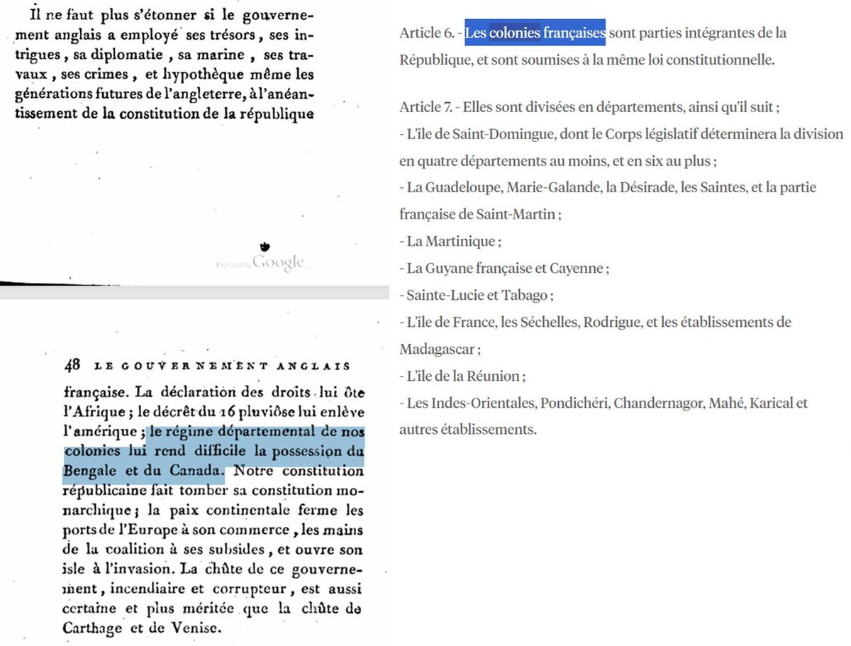 #révolutionfrançaise #canada
Le Canada et la constitution française de 1795.
Bertrand Barère. La liberté des mers. 1798
Constitution de l'An III.