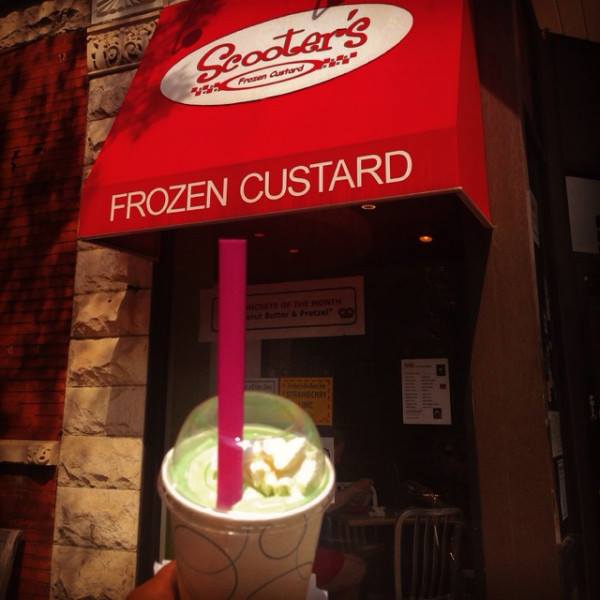 If you missed our Guinness custard yesterday, we have a few pints left. If Green is more your style today, don't forget to try a MINTY MOORE, Celtic Concrete &amp; Irish Mint Milk Shakes &amp; Malts.
But you also ,may be interested in today's Flavor of the Day: REESES. Options.