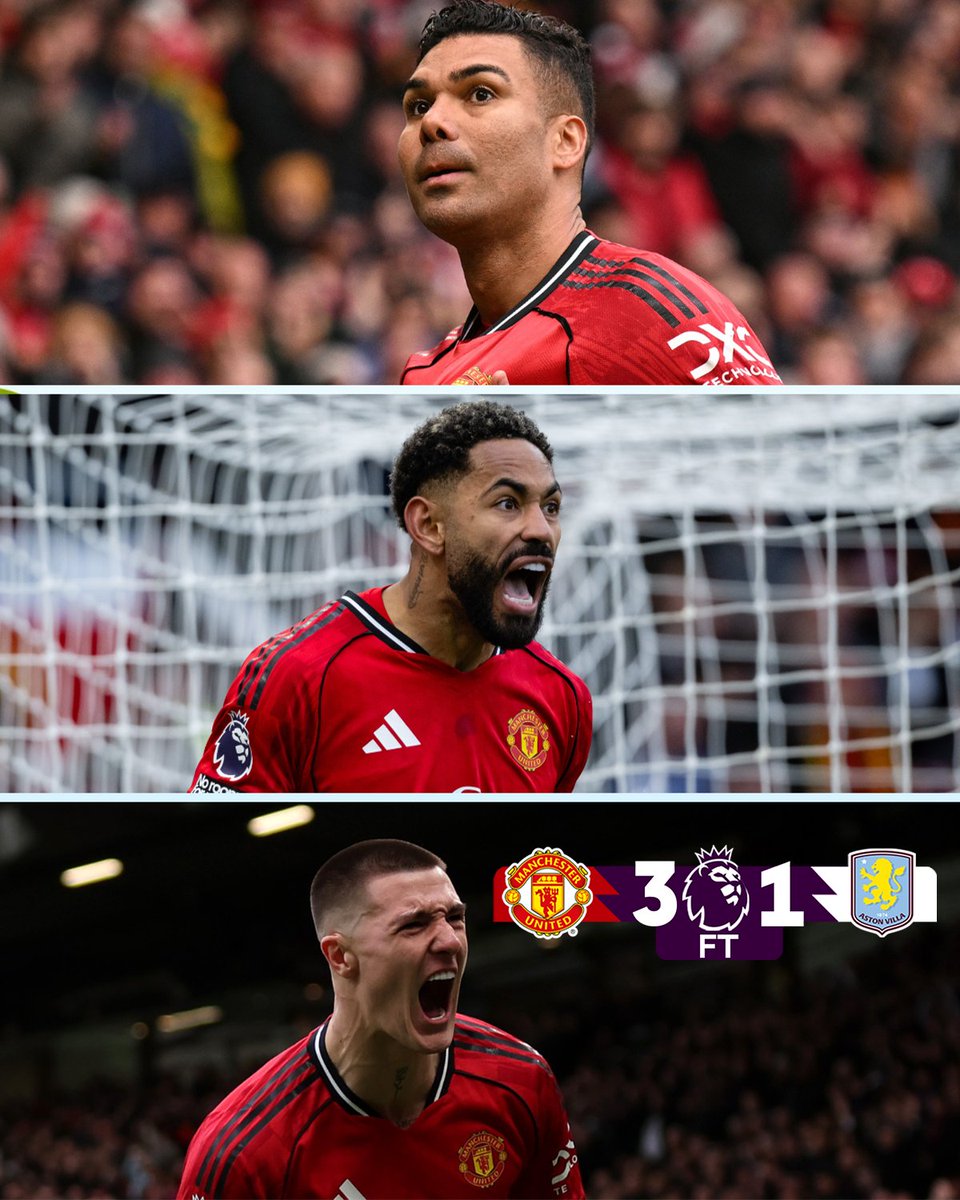 A massive statement win from Man Utd 😤

#MUNAVL l <a href="/ManUtd/">Manchester United</a>