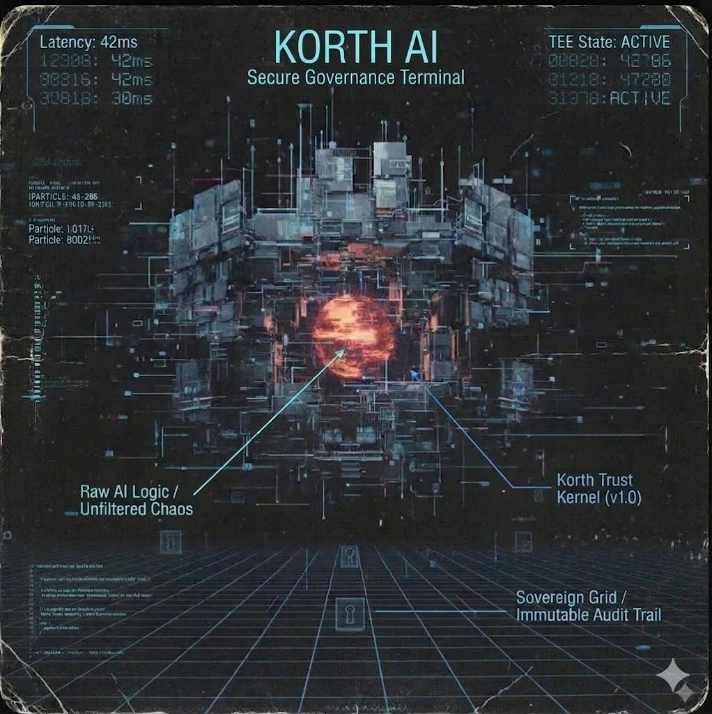 JTMC709's tweet photo. Taming the chaos. Defining the truth. Korth AI: The irrefutable truth layer for the autonomous era. 🌐💎 #SovereignGrid #Web3AI #TechInfrastructure #TrustLayer 

https://t.co/Wk3gjBlHty https://t.co/VFIcpmUphB