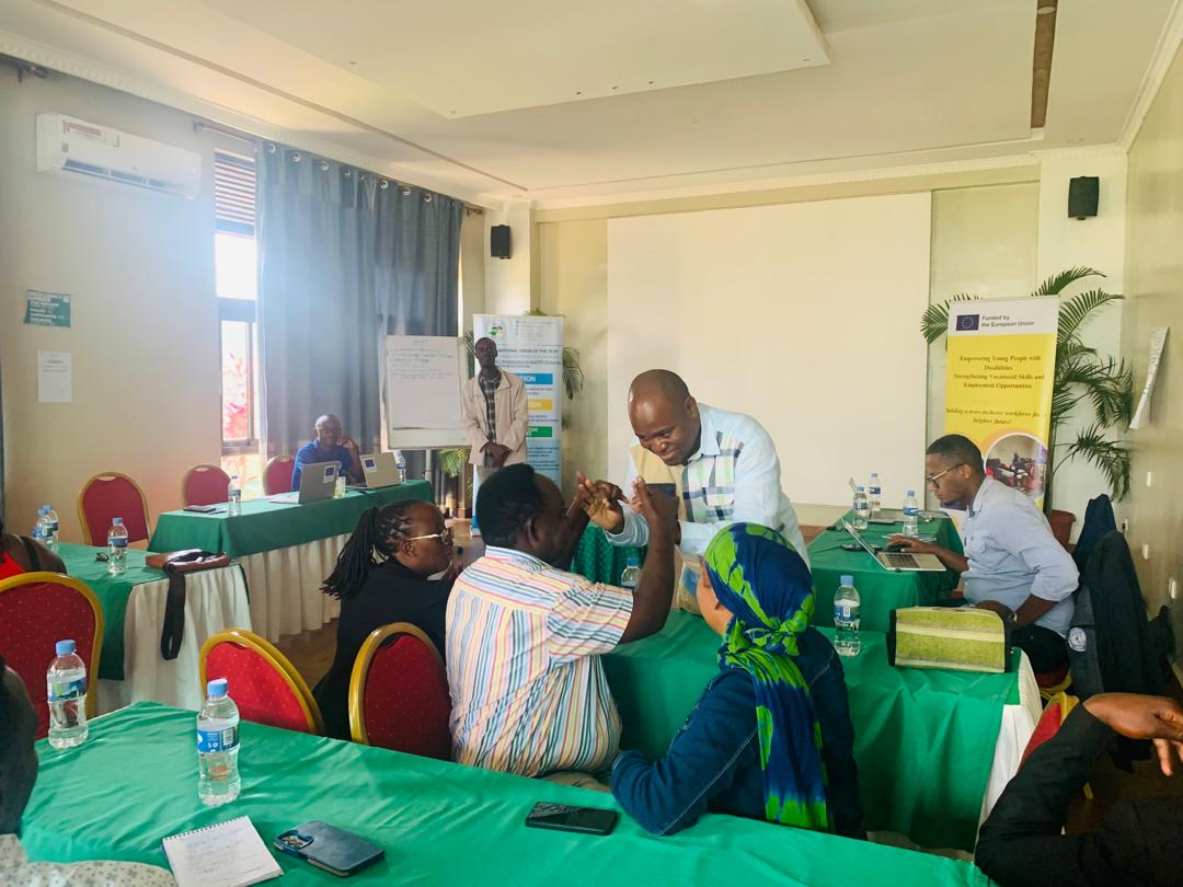rnudeaf's tweet photo. As part of capacity strengthening for the Rwanda Organisation of People with Deafblindness under the #MUB project,  @rnudeaf  organised a training workshop for @RopdbR  members on 13th and 14th March 2026 in @fivetofivehotel , Remera. https://t.co/CTNmWQWMPc