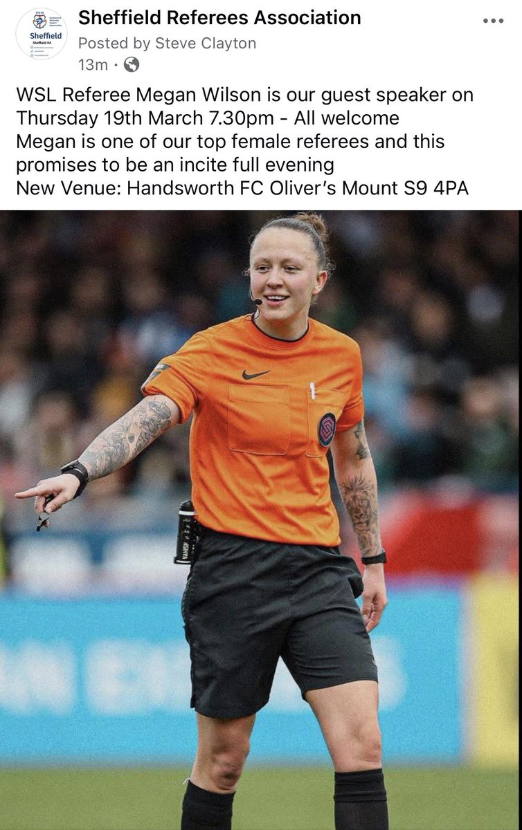 Sheffield Referees Association (RA) tweet media