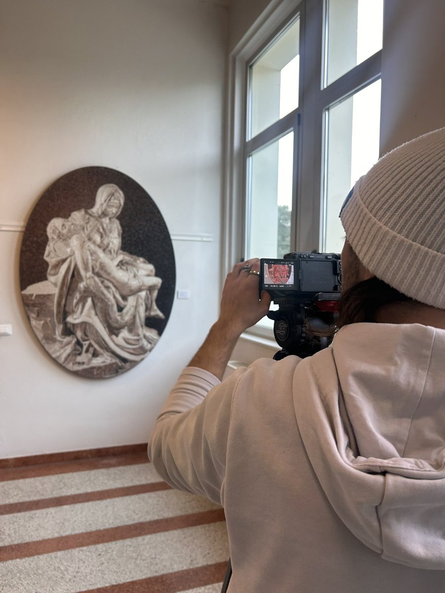 giacometta88's tweet photo. Oggi riprese alla Scuola dei mosaicisti del Friuli a Spilimbergo, la più importante d’Europa! 🎨 @EwtnItalia @EWTNVatican @acistampa https://t.co/GuHdPr9wnl