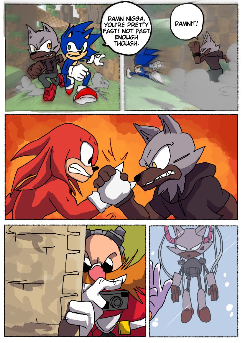 Dog Nigga Meets Sonic