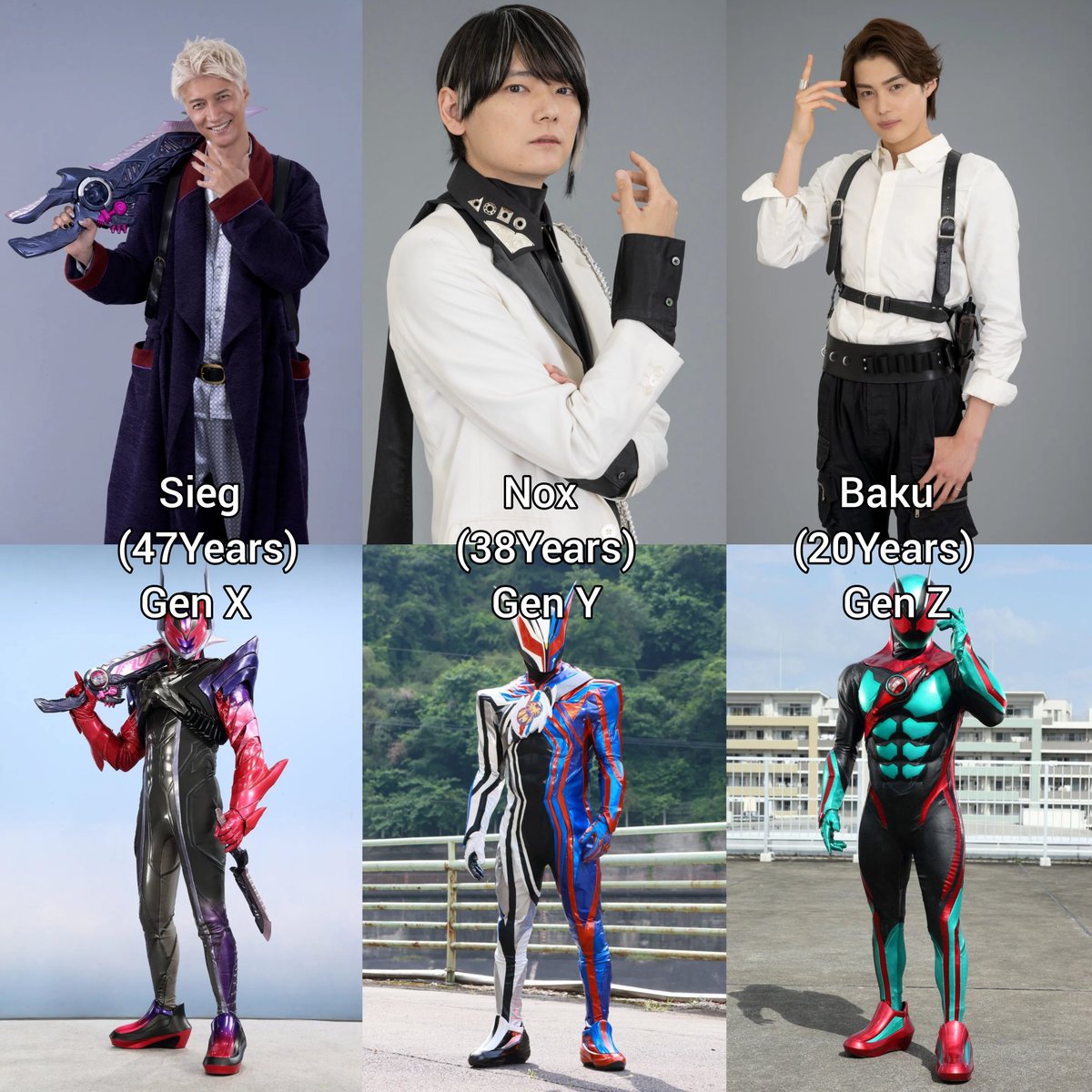 りくん Kamen Rider Zeztz 3 Generation