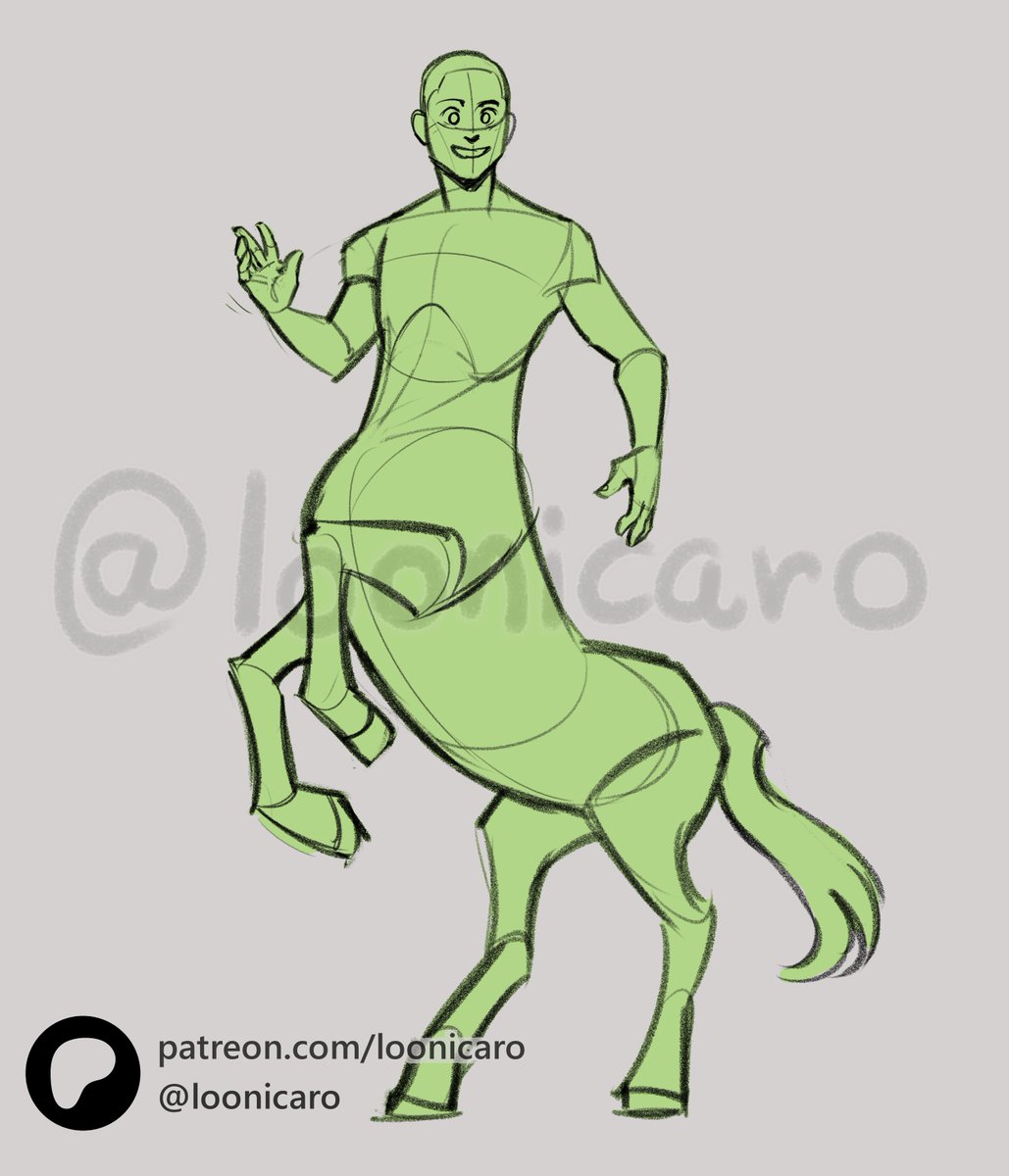 Loonicaro - art studies and pose reference tweet media