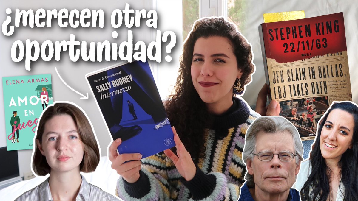 orimafer's tweet photo. le di otra oportunidad a los libros de Sally Rooney, Stephen King y Elena Armas… esto pasó https://t.co/31tjRbCgW0

— vlog de lectura https://t.co/VtFRIh2cbL