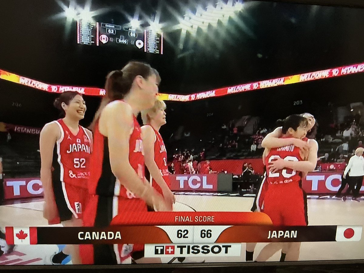 yumipanda's tweet photo. おめでとう🎉
大きな1勝😭
🇯🇵66vs62🇨🇦

#AkatsukiJapan
#FIBAWWC #WeOwnTheGame https://t.co/0LnveZR6gx