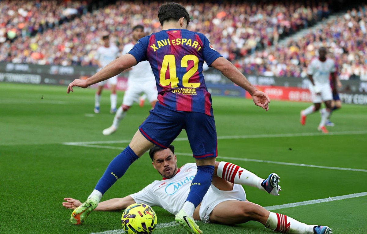 4KMHQ's tweet image. Xavi Espart #BarçaSevilla
