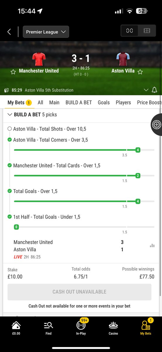 BannedNon's tweet photo. @OptaJoe Aston villa had 2 shots that weren’t given at the end. Clearly both shots https://t.co/ohtNudL8Wr