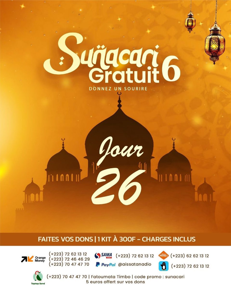 Sunacari gratuit tweet media
