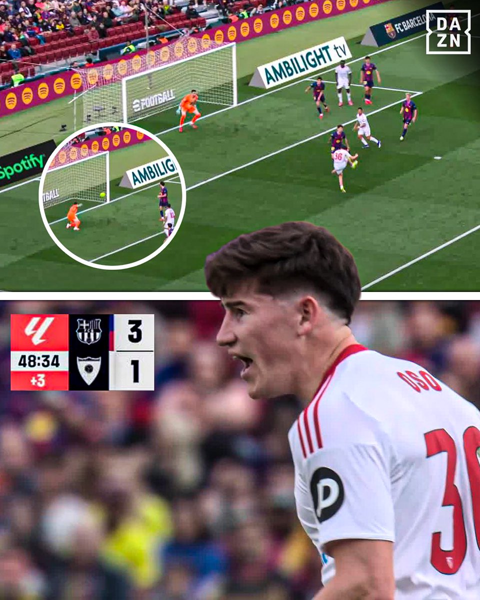 DAZNFutbol's tweet image. VAYA GOLAZO DE OSO PARA RECORTAR DISTANCIAS 🤯🐻

#LALIGAenDAZN ⚽️