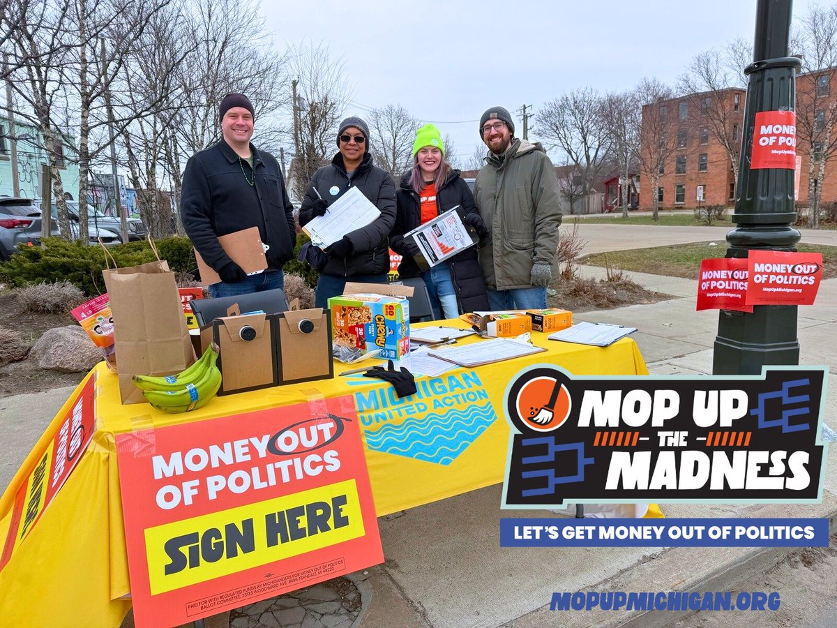 Michiganders for Money out of Politics (MMOP) tweet media