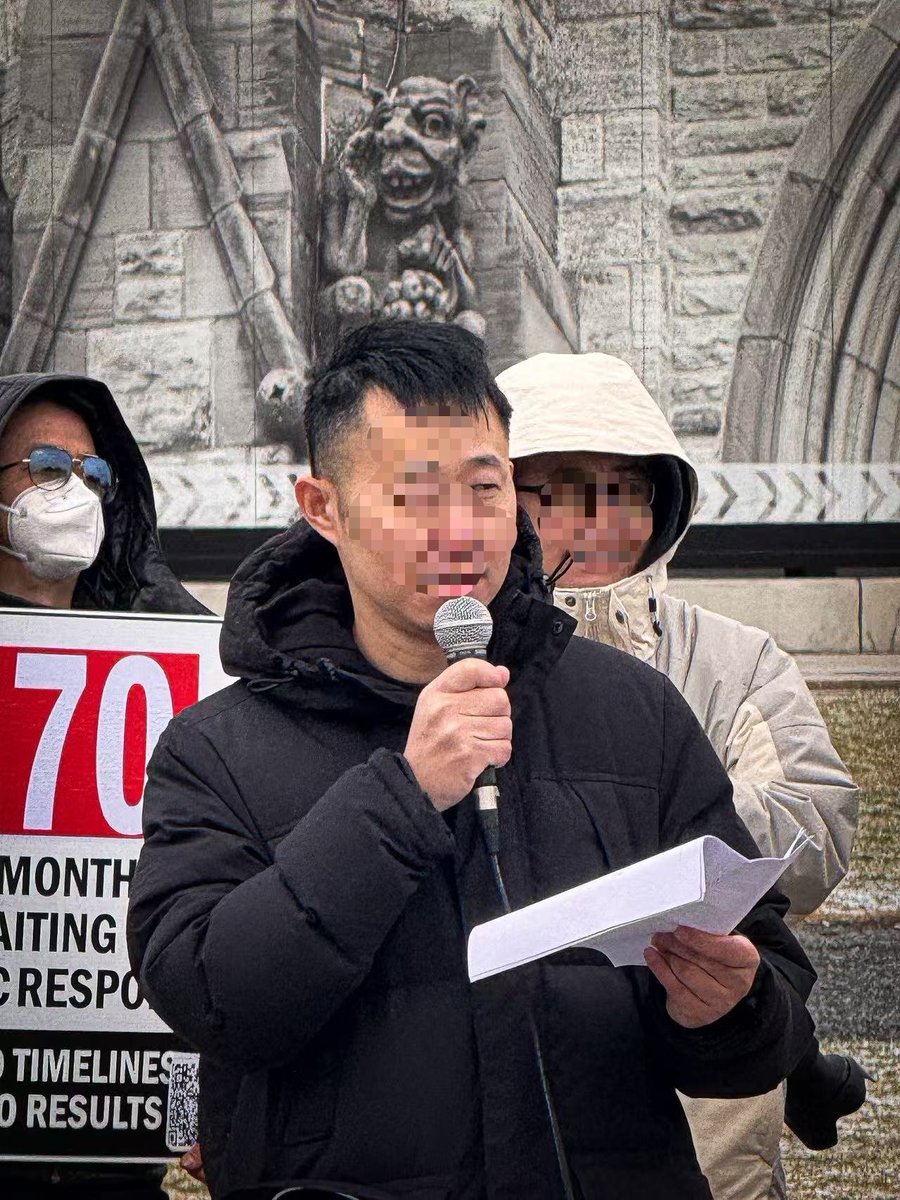 VoicesFairCheck's tweet photo. Canada what are you doing?
Canada, people are freezing outside just to be heard. These IRCC delays have gone far beyond acceptable. #IRCC #cdnpoli  #cdnimm #CBCNews #e7259 #IRCCSecurityScreeningDelay https://t.co/HbyAPXvh1r