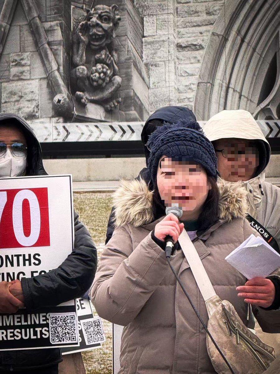 VoicesFairCheck's tweet photo. Canada what are you doing?
Canada, people are freezing outside just to be heard. These IRCC delays have gone far beyond acceptable. #IRCC #cdnpoli  #cdnimm #CBCNews #e7259 #IRCCSecurityScreeningDelay https://t.co/HbyAPXvh1r