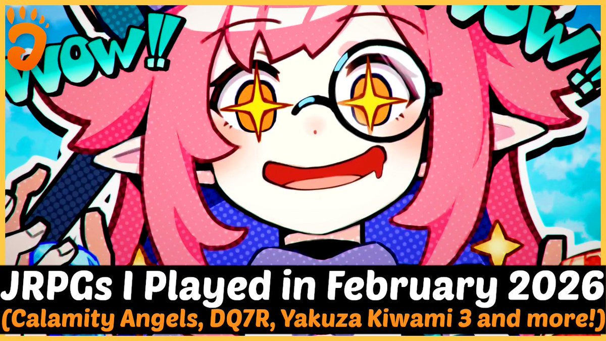 JRPGJungle's tweet photo. New video! JRPGs I Played in February 2026
Check it out here: https://t.co/ujPtiOHUk3
#CalamityAngels #IdeaFactory #PS5 https://t.co/U6cAHmGJxW
